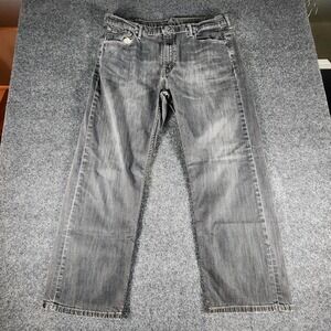 Levis 569 Loose Straight Jeans Men's 40x32 (40x30) Black Baggy Grunge Skater Y2K